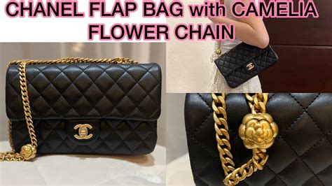 chanel camelia flap bag|Chanel flap bag sizes.